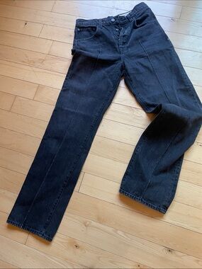 imogene + willie Black Straight-Leg Women's Jeans